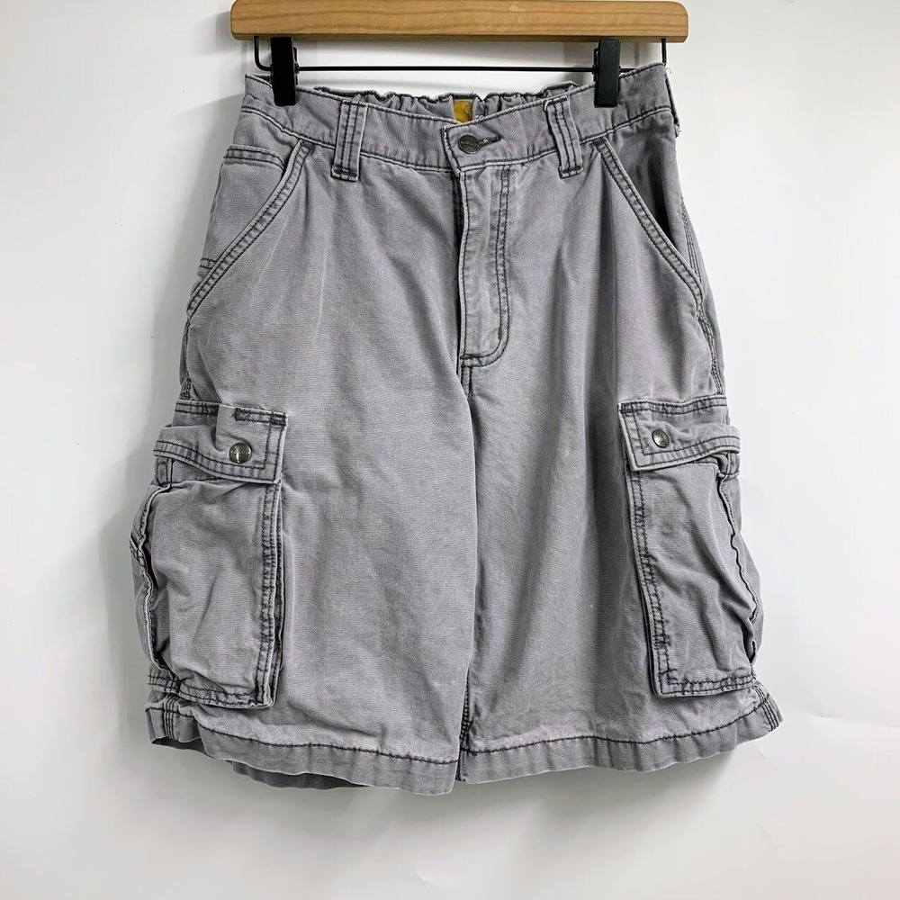 Carhartt Men's Rugged Cargo Elastic Waist 10" Inseam Work Short Size 32